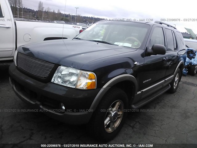 1FMDU74W02ZA61033 - 2002 FORD EXPLORER EDDIE BAUER BLUE photo 2