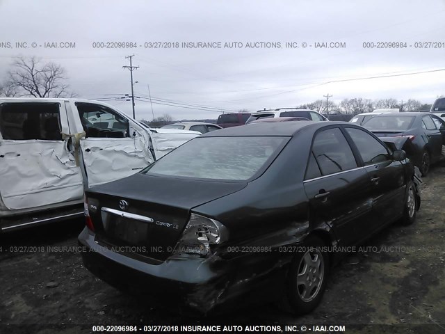 4T1BF32K43U559115 - 2003 TOYOTA CAMRY LE/XLE/SE მწვანე ფოტო 4
