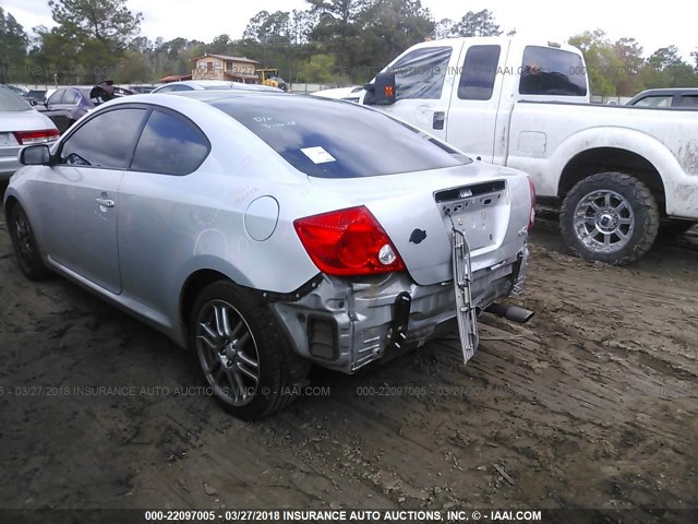 JTKDE177950056577 - 2005 TOYOTA SCION TC SILVER photo 3