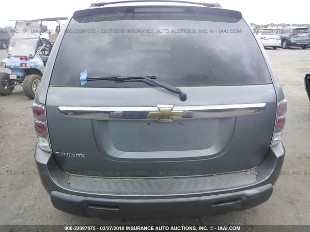 2CNDL63F866008483 - 2006 CHEVROLET EQUINOX LT GRAY photo 6