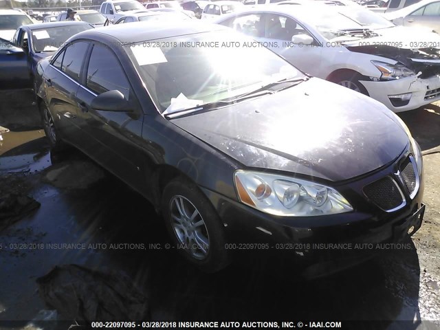 1G2ZG558964141413 - 2006 PONTIAC G6 SE1 BLACK photo 1