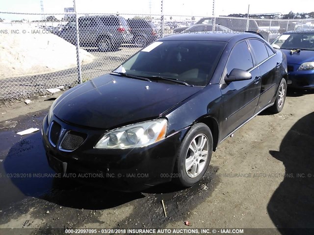 1G2ZG558964141413 - 2006 PONTIAC G6 SE1 BLACK photo 2