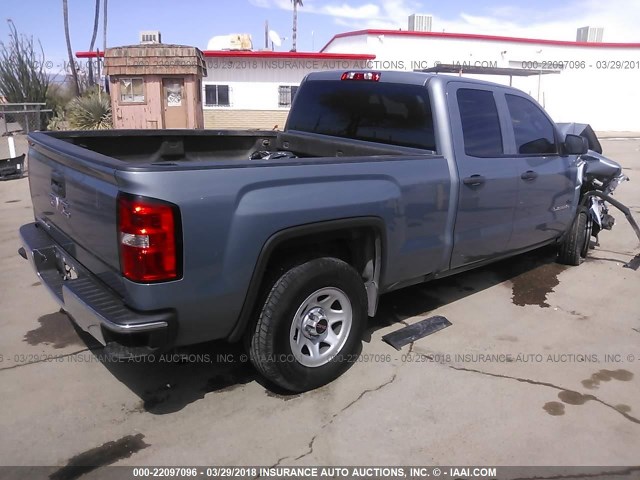 1GTR1LEH9GZ261864 - 2016 GMC SIERRA C1500 Light Blue photo 4