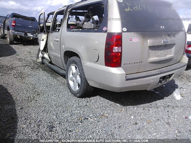 3GNFC16J37G138846 - 2007 CHEVROLET SUBURBAN C1500 GOLD photo 3