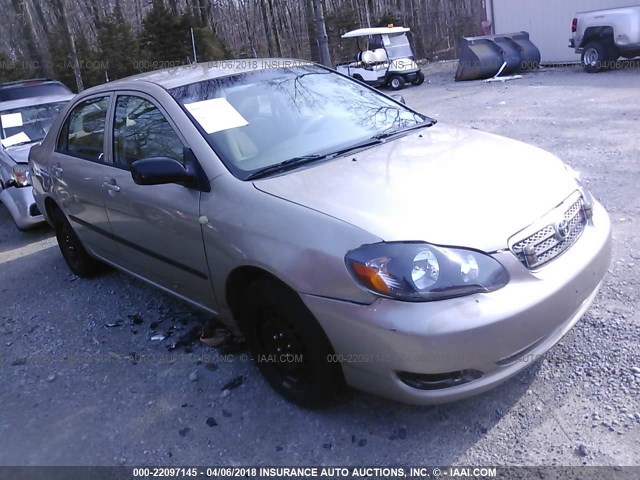 2T1BR32E05C460992 - 2005 TOYOTA COROLLA CE/LE/S GOLD photo 1