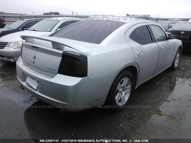 2B3KA43R57H671629 - 2007 DODGE CHARGER SE/SXT SILVER photo 4