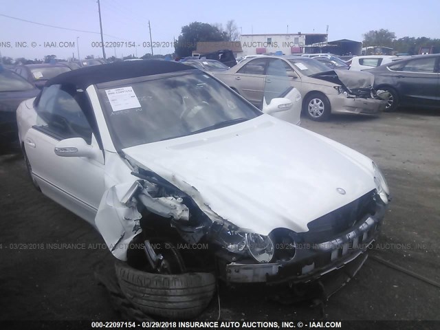 WDBTK56F99T107378 - 2009 MERCEDES-BENZ CLK 350 WHITE photo 1