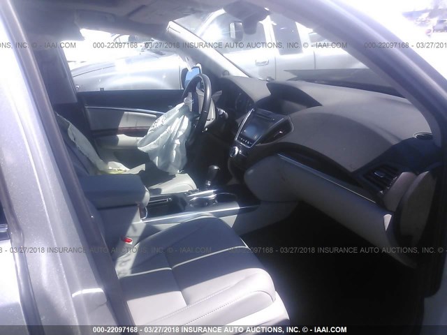 5FRYD4H41EB043517 - 2014 ACURA MDX TECHNOLOGY 灰色 照片 5
