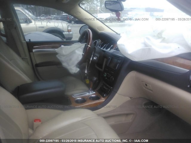 5GAEV23D69J117995 - 2009 BUICK ENCLAVE CXL 勃艮第红 照片 5