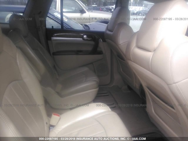 5GAEV23D69J117995 - 2009 BUICK ENCLAVE CXL BURGUNDY photo 8