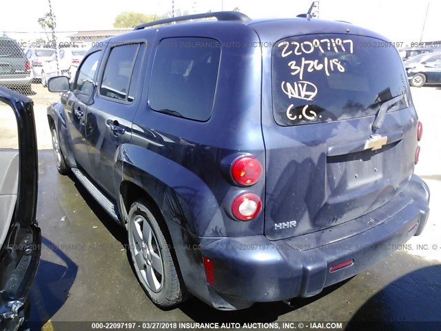3GNCA13D78S718753 - 2008 CHEVROLET HHR LS Dark Blue photo 3