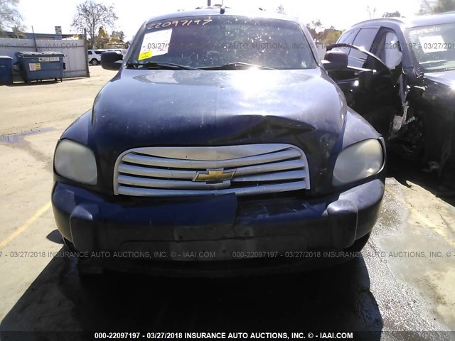 3GNCA13D78S718753 - 2008 CHEVROLET HHR LS Dark Blue photo 6