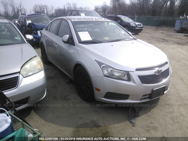 1G1PK5SC6C7181414 - 2012 CHEVROLET CRUZE ECO SILVER photo 1