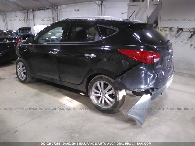 KM8JU3AC3CU448034 - 2012 HYUNDAI TUCSON GLS/LIMITED 黑色 照片 3