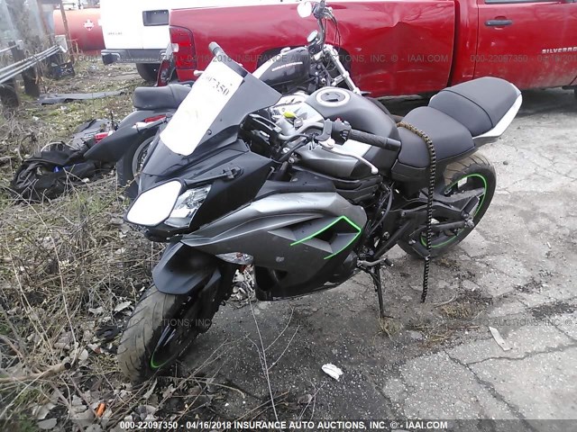 JKAEXEF18EDA18368 - 2014 KAWASAKI EX650 F BLACK photo 2