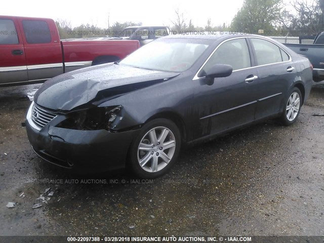 JTHBJ46G582243707 - 2008 LEXUS ES 350 GRAY photo 2