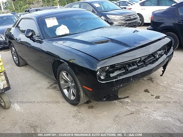 2C3CDZAG8FH883341 - 2015 DODGE CHALLENGER SXT BLACK photo 1