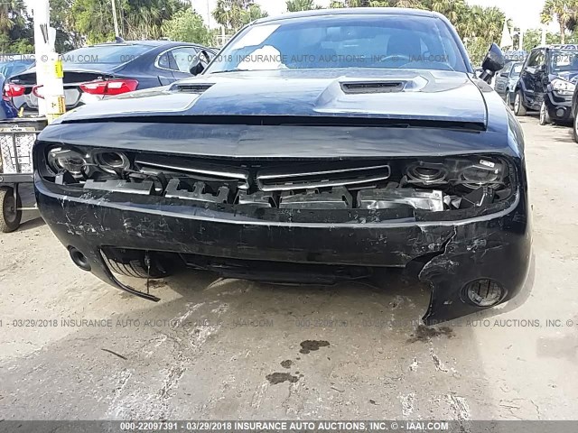 2C3CDZAG8FH883341 - 2015 DODGE CHALLENGER SXT BLACK photo 6