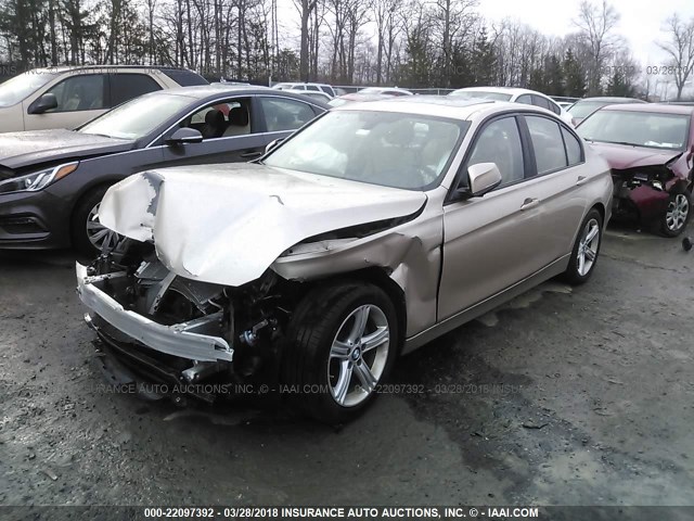 WBA3C3C58FK203466 - 2015 BMW 320 I/XDRIVE TAN photo 2
