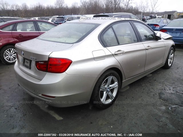 WBA3C3C58FK203466 - 2015 BMW 320 I/XDRIVE TAN photo 4