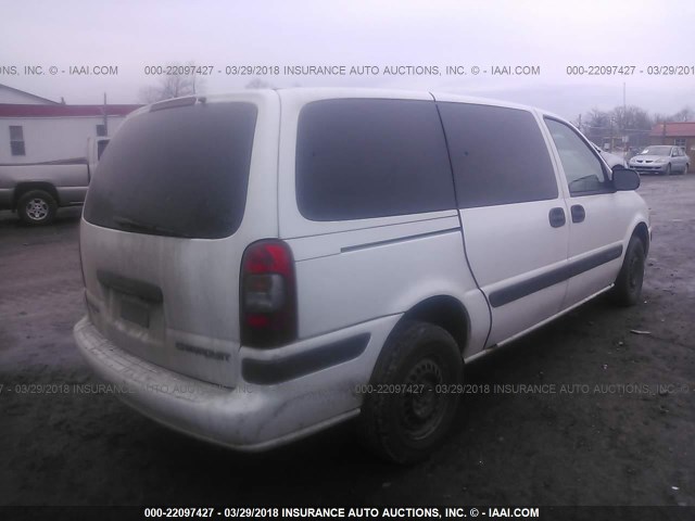 1GNDX23E23D306962 - 2003 CHEVROLET VENTURE ECONOMY WHITE photo 4