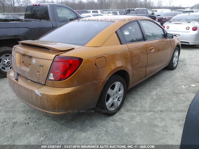 1G8AN15F66Z136110 - 2006 SATURN ION LEVEL 2 ORANGE photo 4