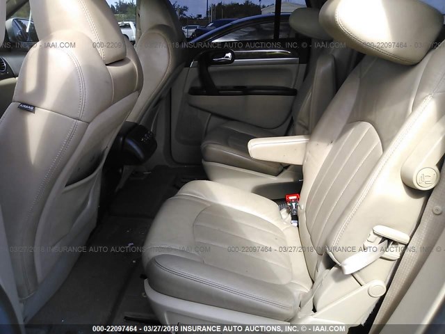 5GAKRBED3BJ360528 - 2011 BUICK ENCLAVE CXL 白色 照片 8