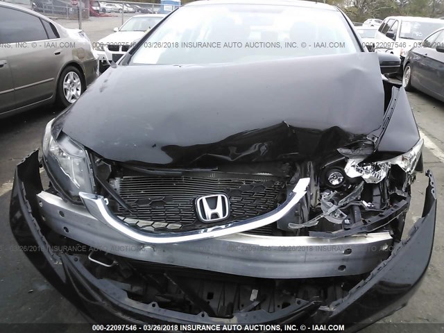 19XFB2F98FE047704 - 2015 HONDA CIVIC EXL BLACK photo 6