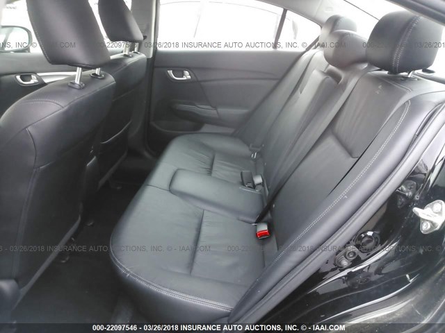 19XFB2F98FE047704 - 2015 HONDA CIVIC EXL BLACK photo 8
