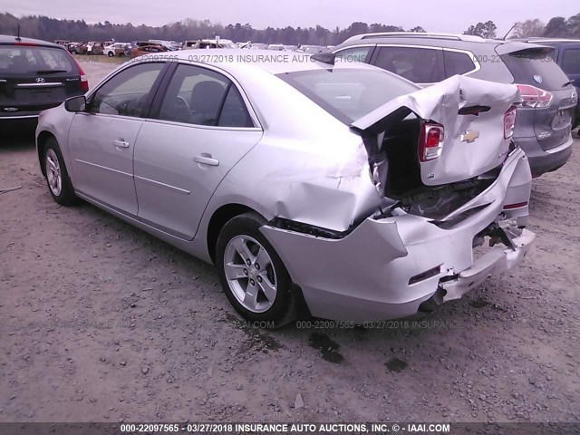 1G11B5SLXFU151439 - 2015 CHEVROLET MALIBU LS 银色 照片 3