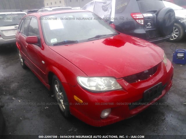 JM1BJ246331143703 - 2003 MAZDA PROTEGE PR5 红色 照片 1