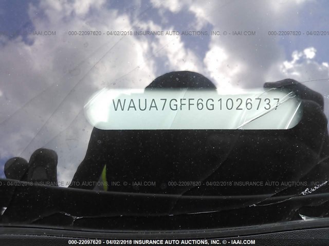 WAUA7GFF6G1026737 - 2016 AUDI A3 PREMIUM WHITE photo 9