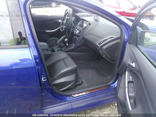 1FADP3L9XDL224315 - 2013 FORD FOCUS ST BLUE photo 5