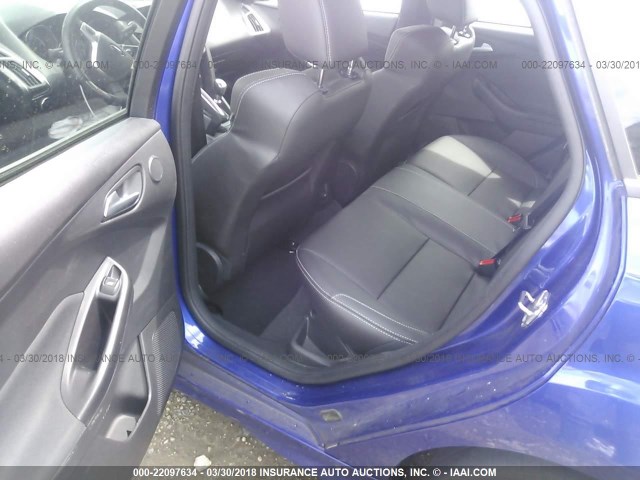 1FADP3L9XDL224315 - 2013 FORD FOCUS ST BLUE photo 8