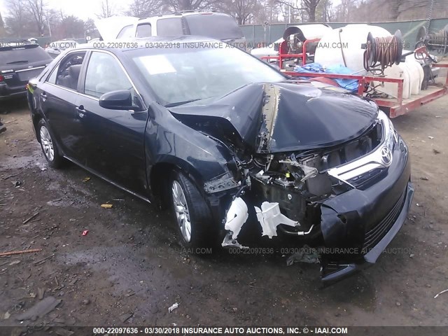 4T4BF1FK2ER347305 - 2014 TOYOTA CAMRY L/SE/LE/XLE 绿色 照片 1