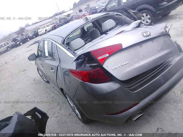 5XXGM4A70DG241261 - 2013 KIA OPTIMA LX GRAY photo 3