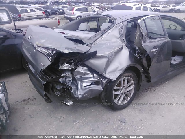 5XXGM4A70DG241261 - 2013 KIA OPTIMA LX GRAY photo 6
