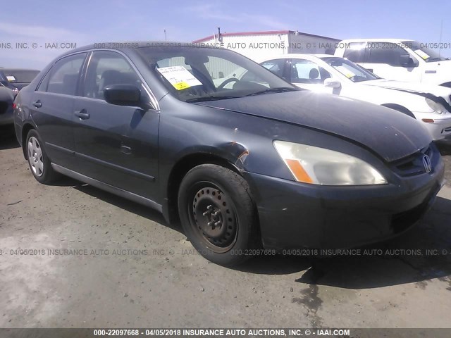 1HGCM66385A036821 - 2005 HONDA ACCORD LX GRAY photo 1