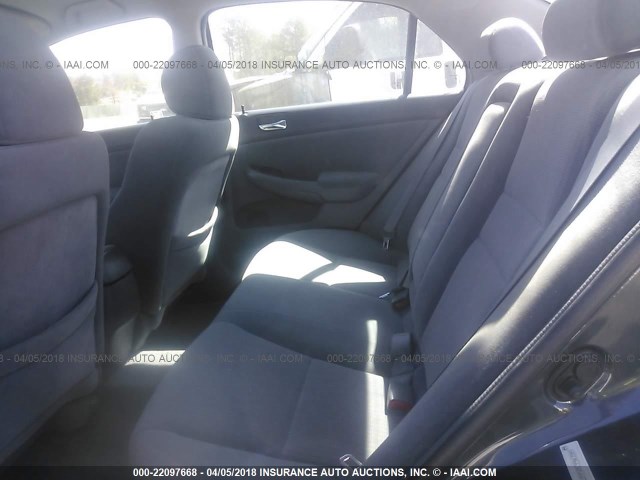 1HGCM66385A036821 - 2005 HONDA ACCORD LX GRAY photo 8