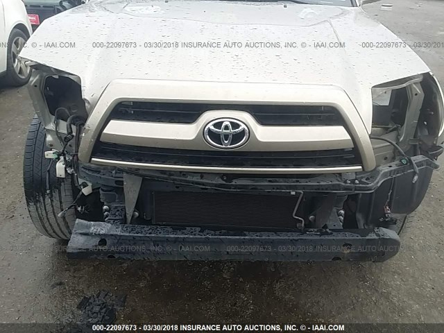 JTEBU17R18K020275 - 2008 TOYOTA 4RUNNER LIMITED GOLD photo 6