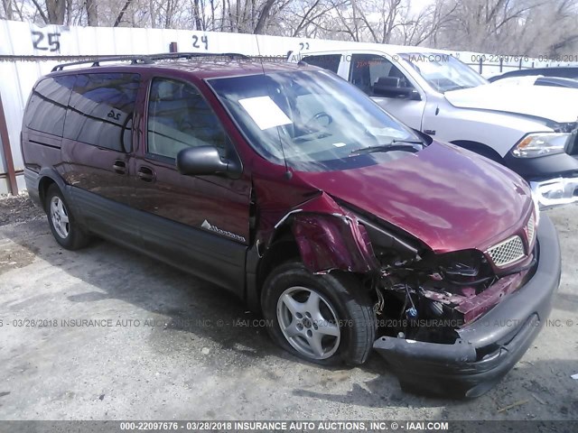 1GMDX13E23D137461 - 2003 PONTIAC MONTANA LUXURY RED photo 1