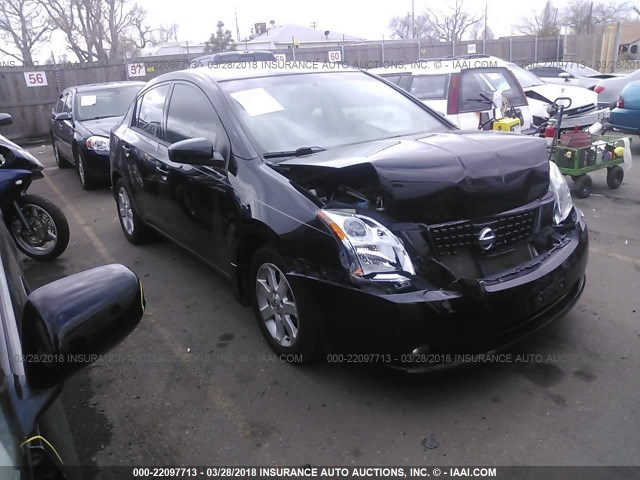 3N1AB61E78L749018 - 2008 NISSAN SENTRA 2.0/2.0S/2.0SL BLACK photo 1