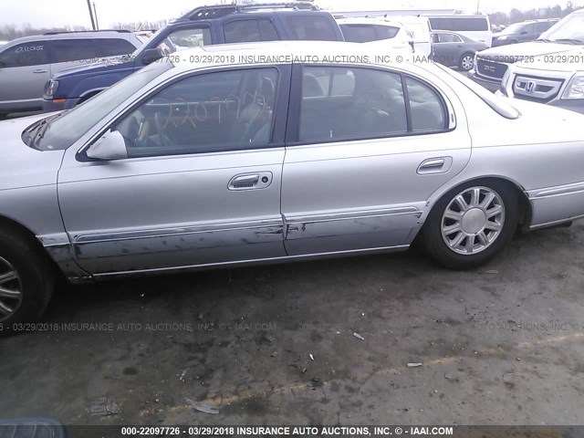 1LNHM97V8YY839674 - 2000 LINCOLN CONTINENTAL  Srebrny zdjęcie 6
