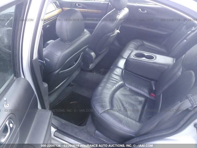 1LNHM97V8YY839674 - 2000 LINCOLN CONTINENTAL  Srebrny zdjęcie 8
