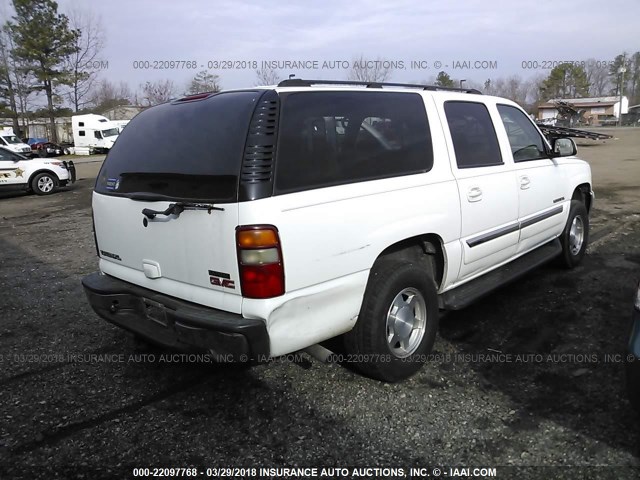 1GKFK16ZX3J287737 - 2003 GMC YUKON XL K1500 WHITE photo 4