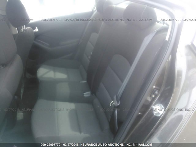 3KPFK4A74HE012288 - 2017 KIA FORTE LX BROWN photo 8