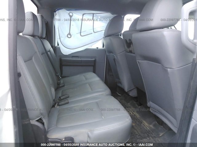 1FT7W2BTXCEC86768 - 2012 FORD F250 SUPER DUTY თეთრი ფოტო 8
