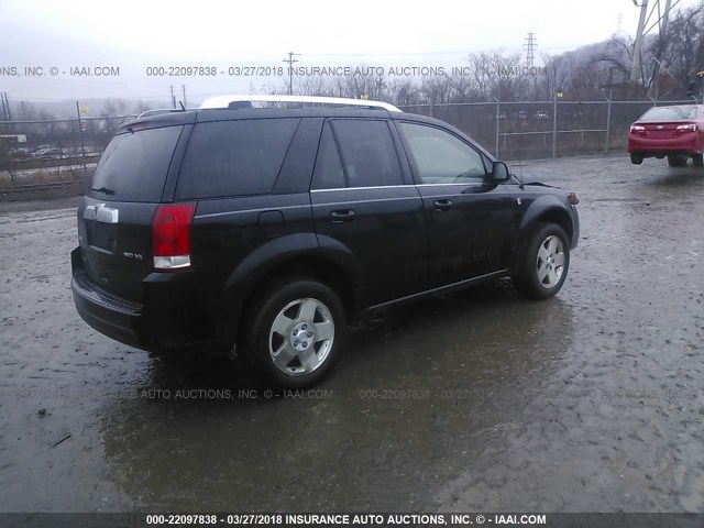 5GZCZ63427S823417 - 2007 SATURN VUE BLACK photo 4