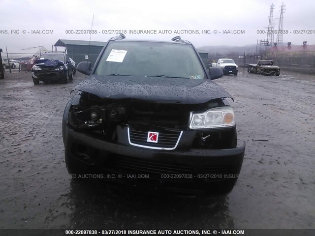 5GZCZ63427S823417 - 2007 SATURN VUE BLACK photo 6