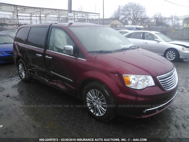 2C4RC1CG5DR570665 - 2013 CHRYSLER TOWN & COUNTRY TOURING L MAROON photo 6
